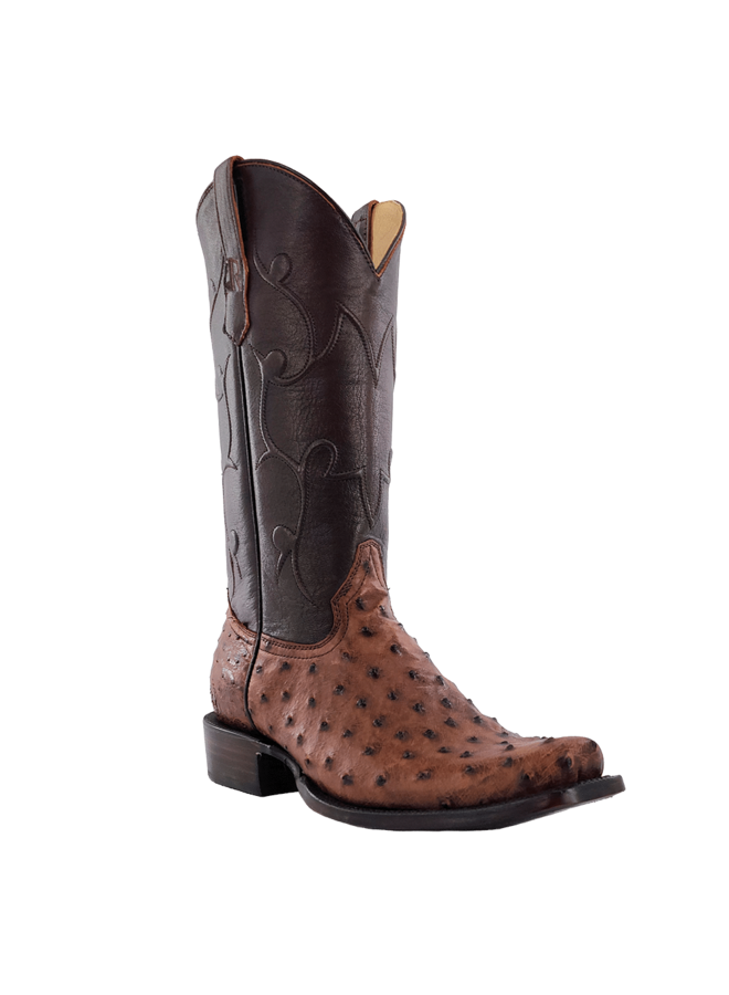 Kango Tobac Full Quill Ostrich Boot - RW4001