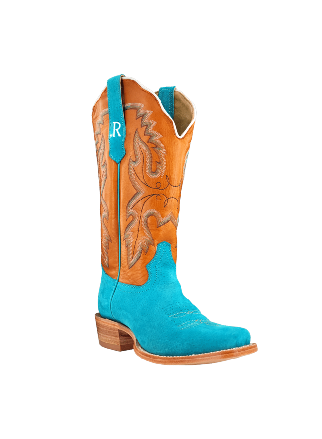 Turquoise Boar Boot
