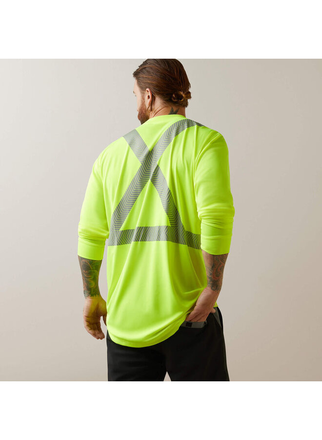 Men's Rebar Hi-Vis ANSI Long Sleeve T-Shirt