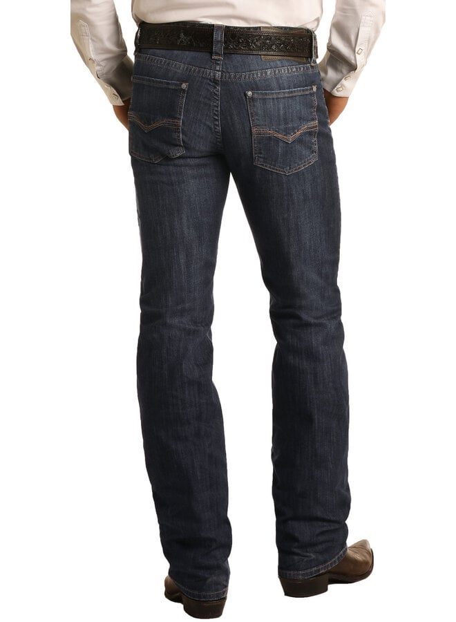 Rock N Roll Men's Denim Slim Fit Stretch Straight Bootcut Jeans - Howell  Western Wear