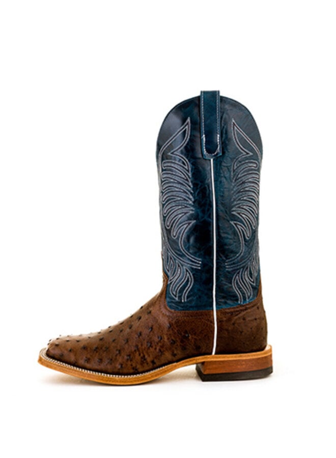 Men's Kango Tabac Mad Dog Full Quill Ostrich Boot - S3004