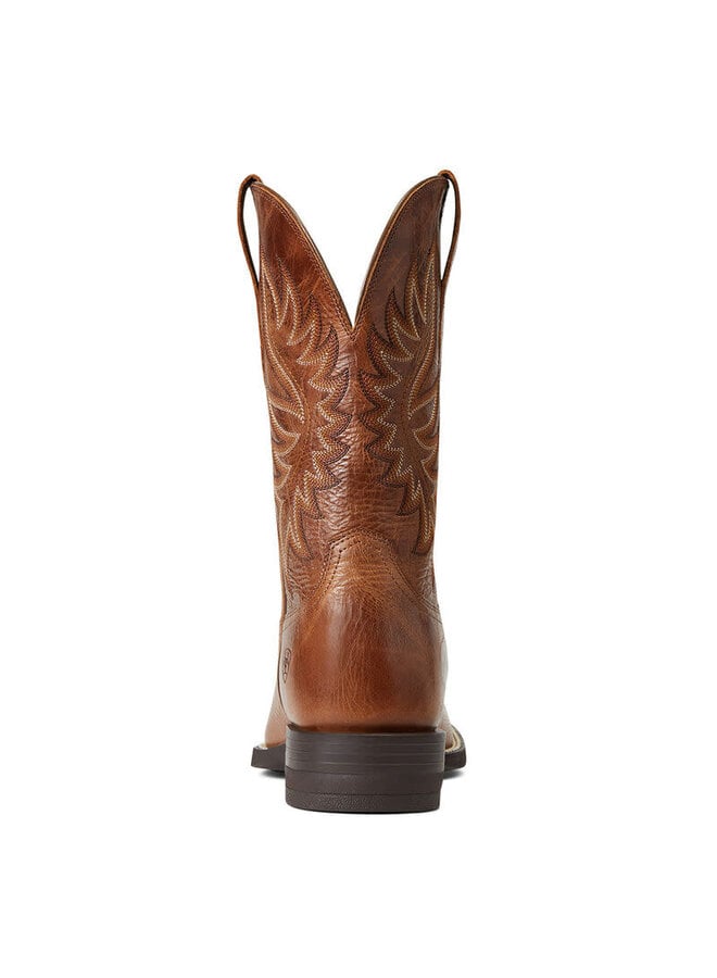 Men's Western Brander Dark Tan Boot