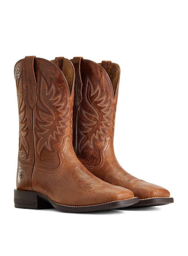 Men's Western Brander Dark Tan Boot