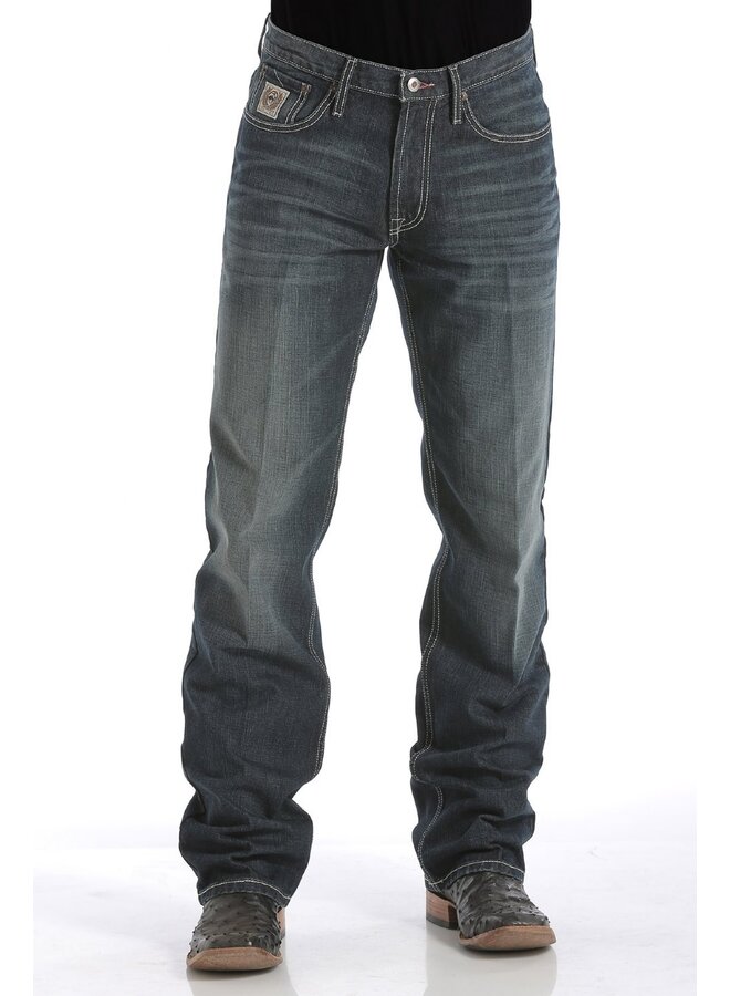 Men's Relaxed Fit White Label - Dark Stonewash Jean
