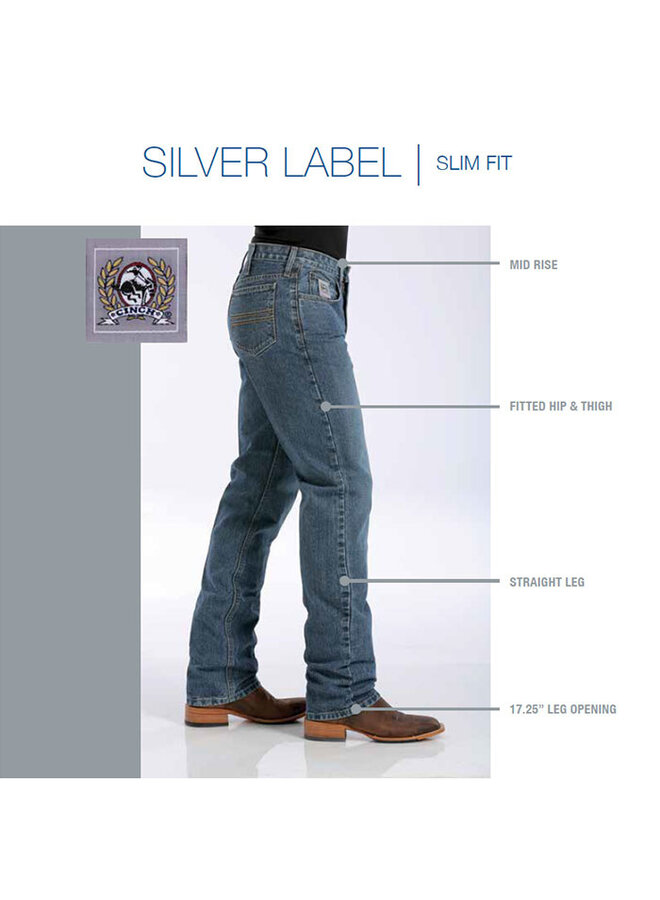 Men's Slim Fit Silver Label - Dark Stone Jean