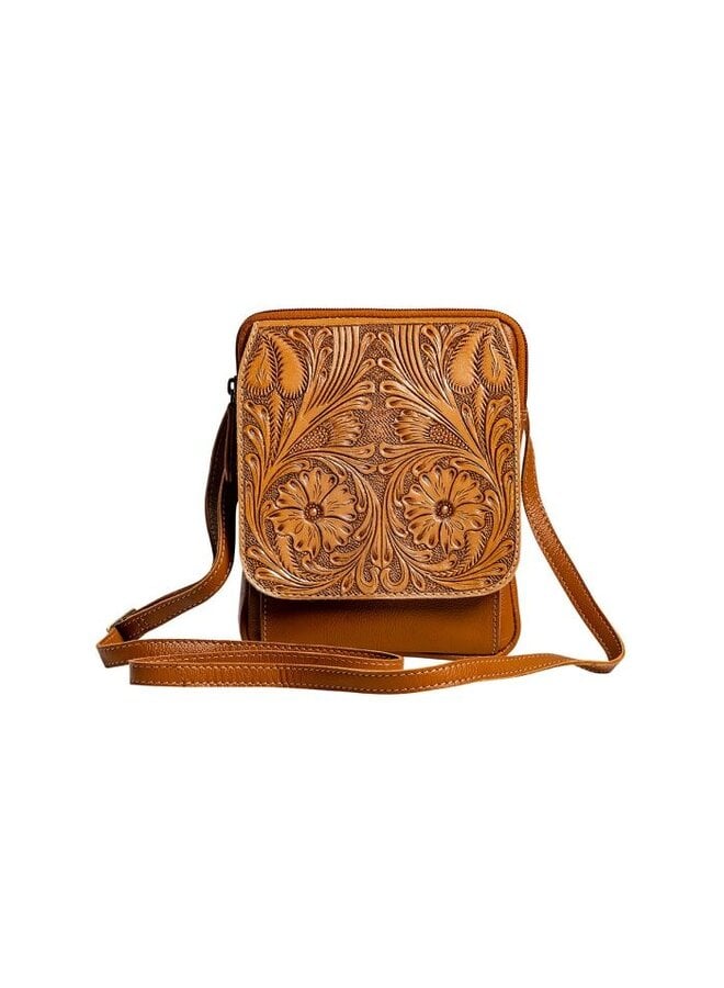Ranch Trail Hand-Tooled Bag