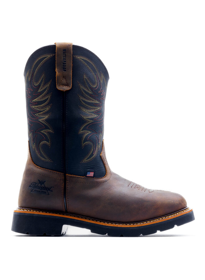 Men's Square Toe Wellington Waterproof Soft Toe Boot