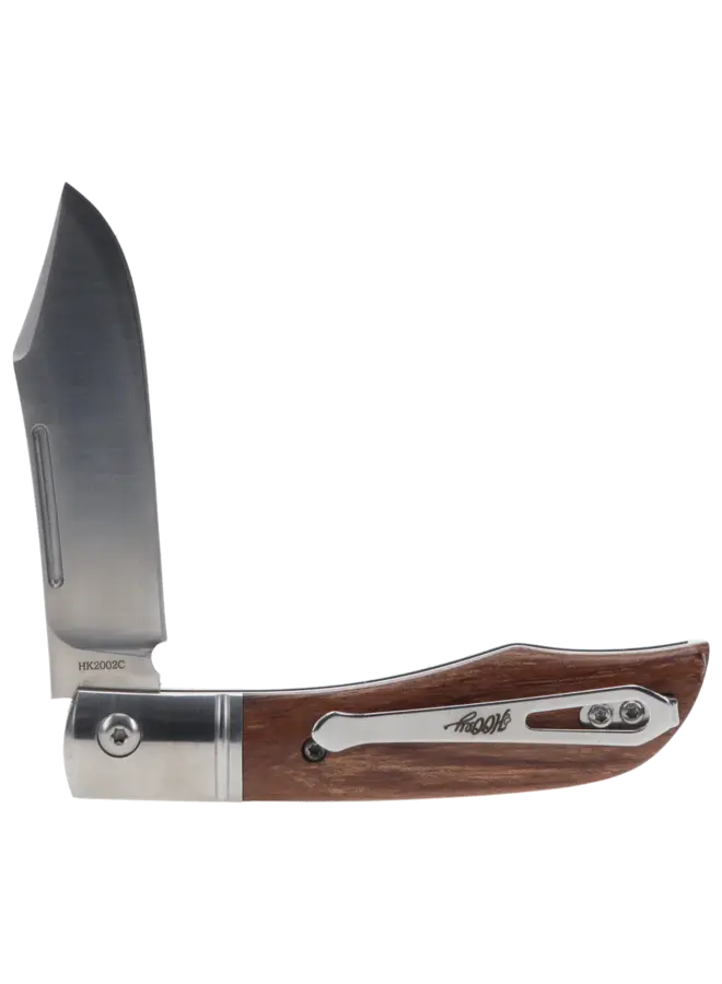 Knife Dyed Burlwood 3 Blade with 4 Handle