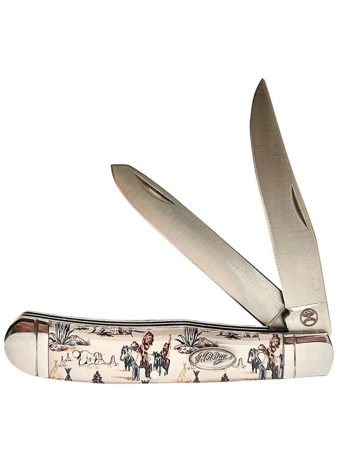 Knife Large 4 1/4 Chief Pattern Trapper