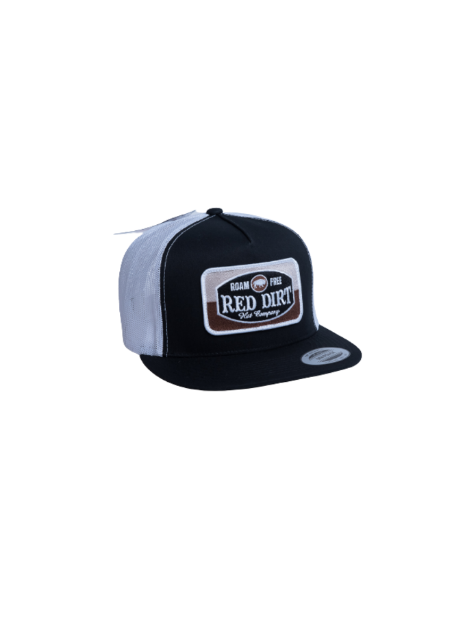 Roam Free-Black/White Hat