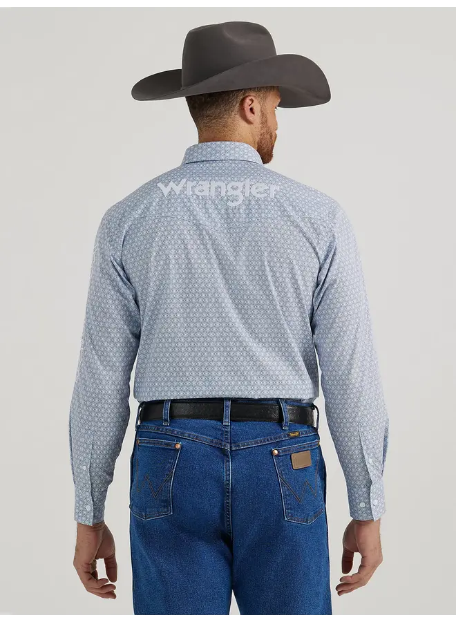 Men's Logo Long Sleeve Button Down Shirt