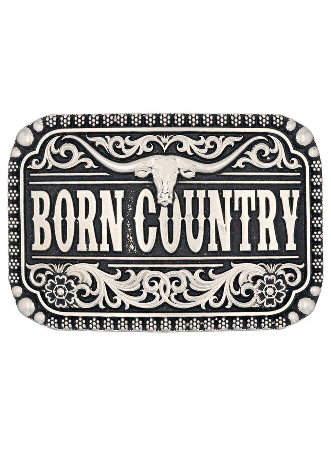 Born Country Attitude Buckle