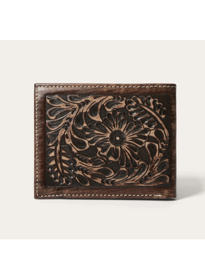 Hair-On-Hide Concho Bi-Fold Wallet