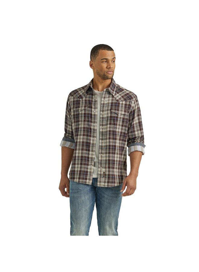 Retro Premium Plaid Long Sleeve Shirt