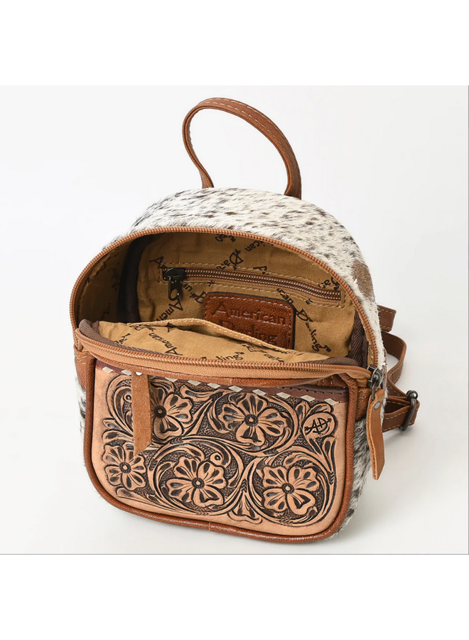 Hand Tooled Hair-on Backpack