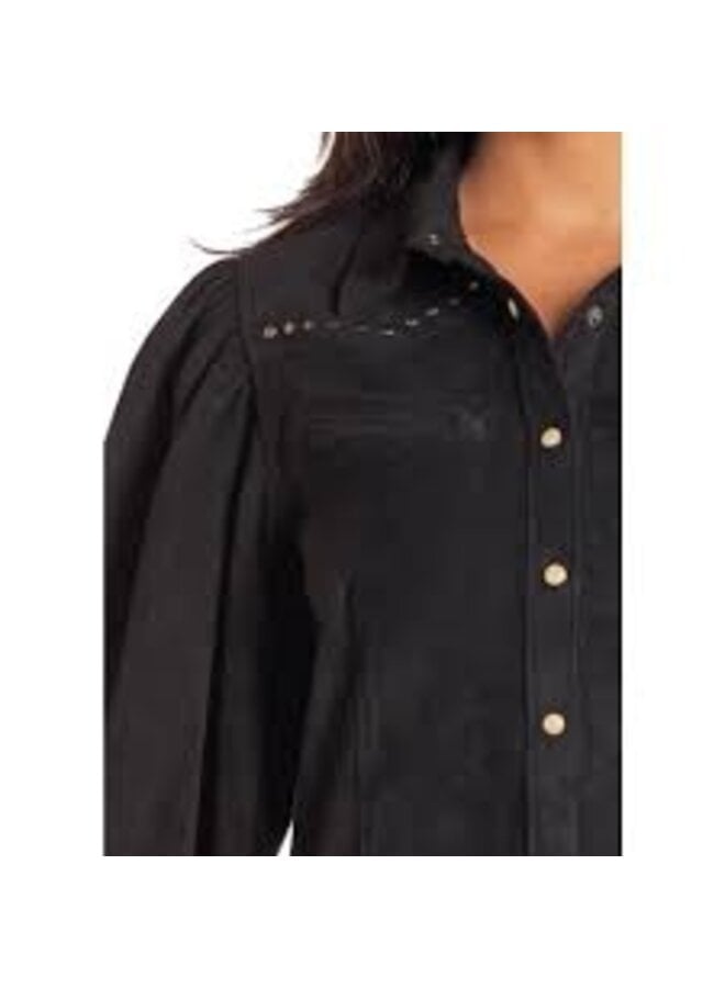 Ladies' Rock & Roll Microsuede Snap Shirt