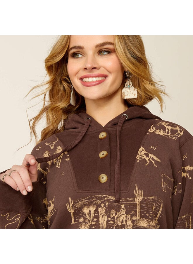 Ladies' Ranchin Hoodie