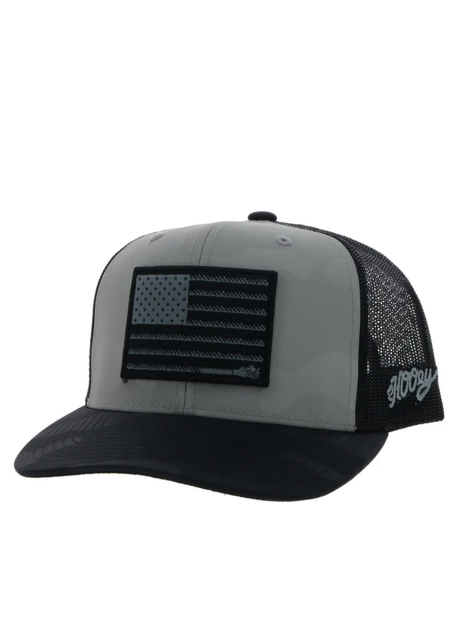 "Liberty Roper" Grey Camo/Black Hat