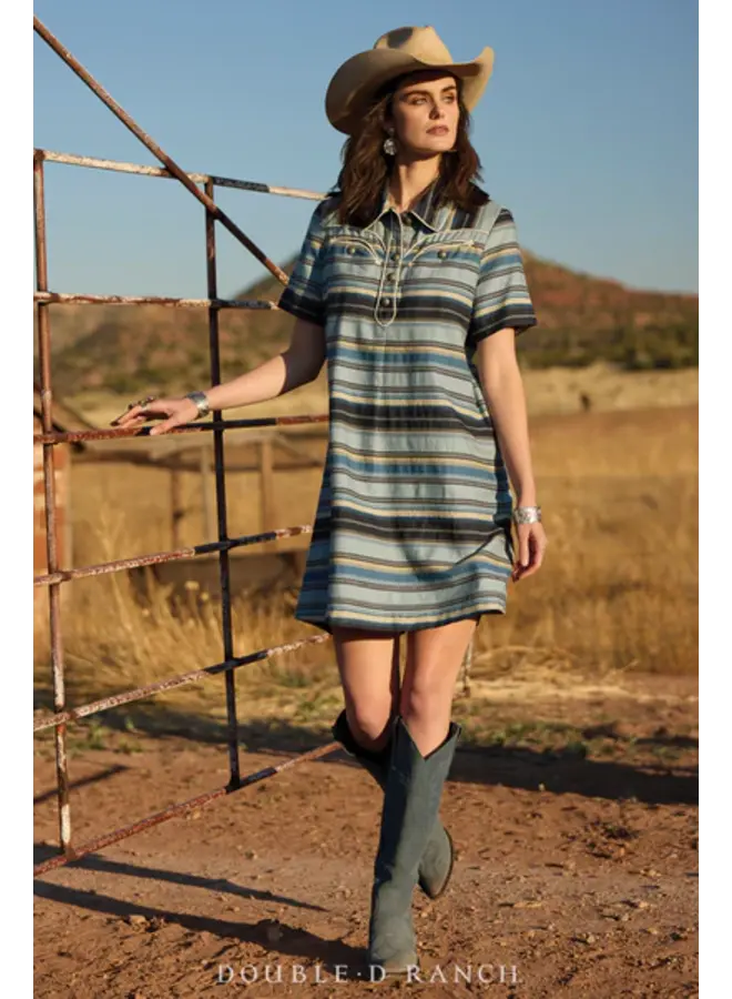 Ladies' Indigo Bedroll Dress