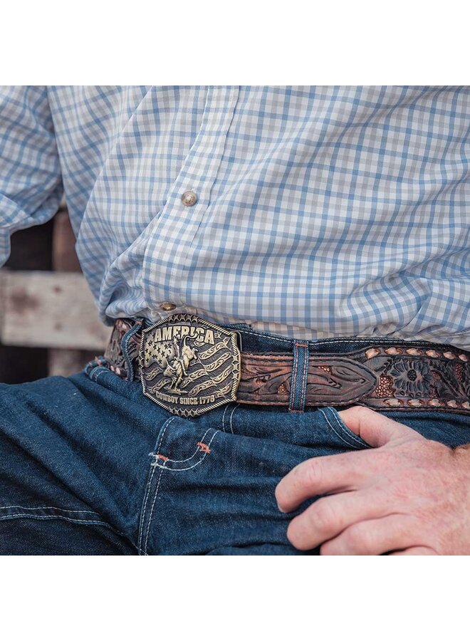 Cowboy Since 1776 Attitude Buckle