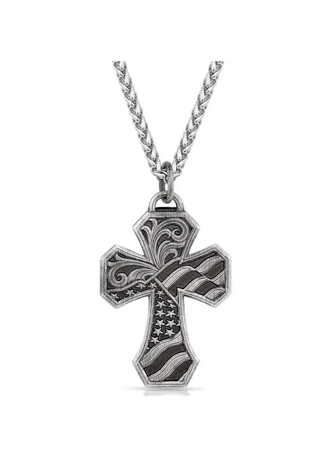 American Made Tradition Cross Necklace