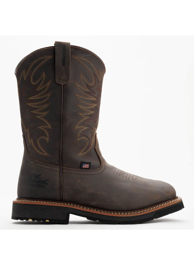 Waterproof Crazy Horse Soft Toe Work Boot