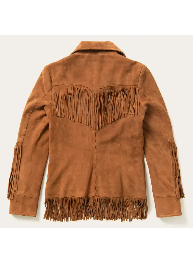 Ladies' Lamb Suede Fringed Jacket