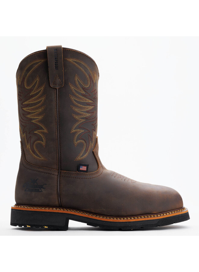 Men's Square Toe Wellington Waterproof Safety Toe Boot