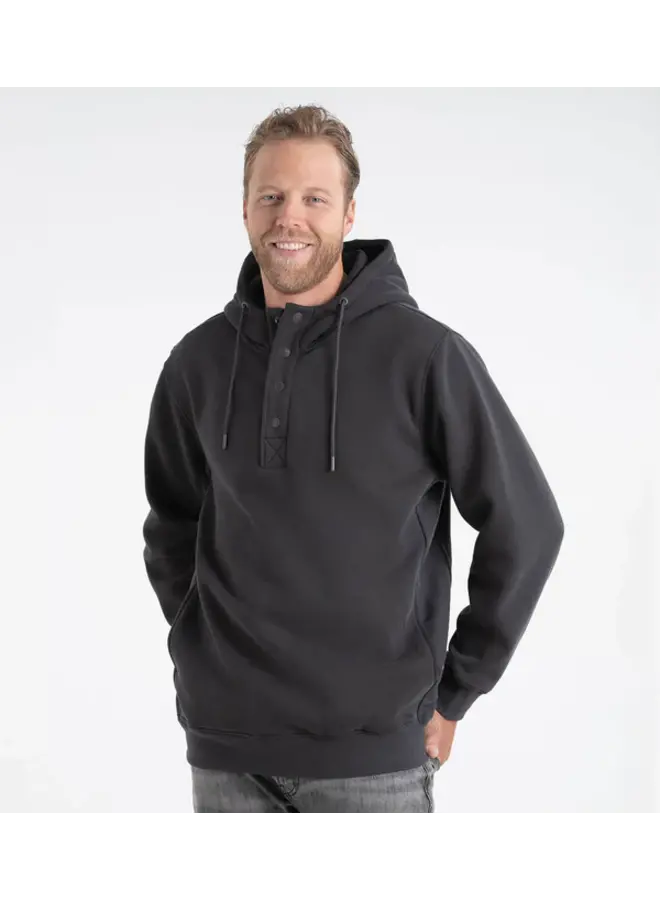 Men's Snap Neck Heavyweight Hoodie