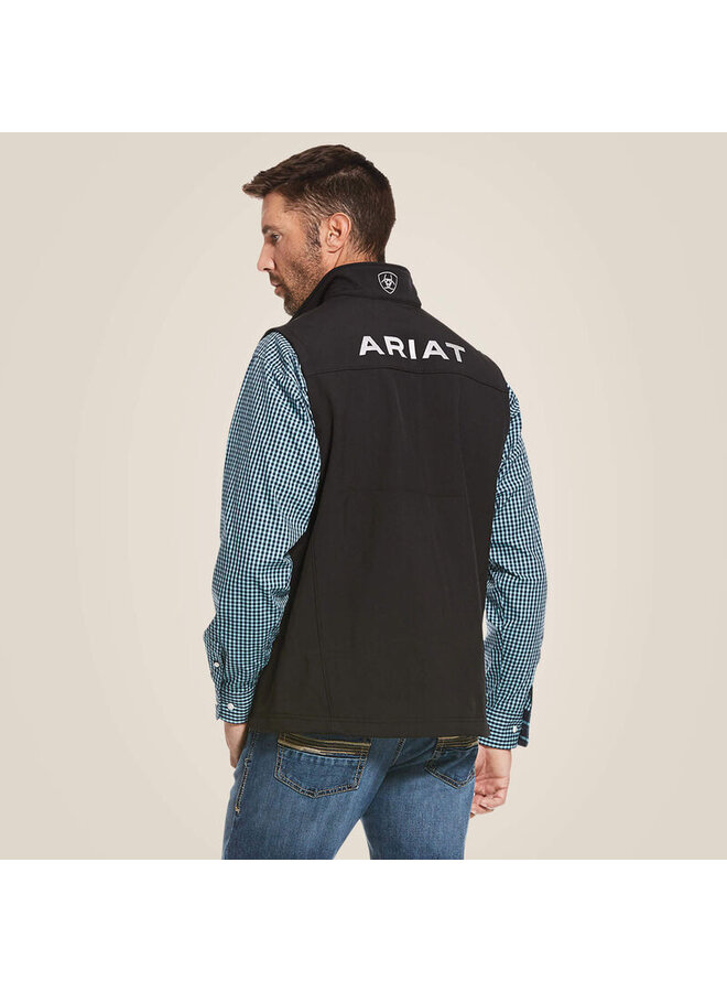 Mns Logo 2.0 Softshell Logo Vest Black Howell Western Wear