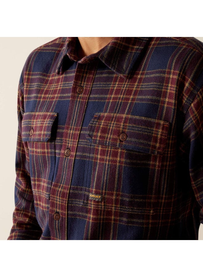 Men's Rebar Heavy Flannel Work Shirt