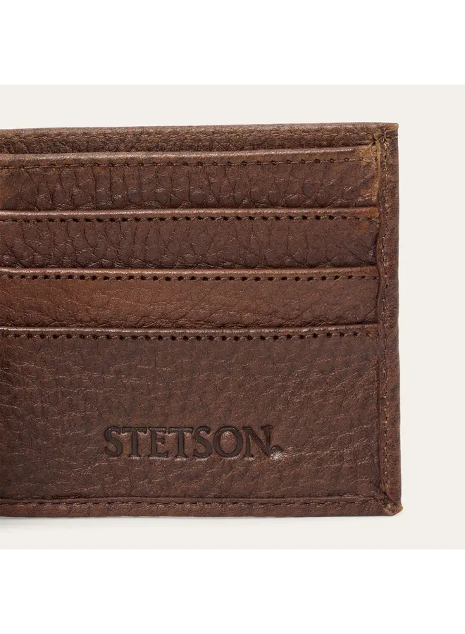 Hazelnut Bison Stetson Bi-fold Wallet