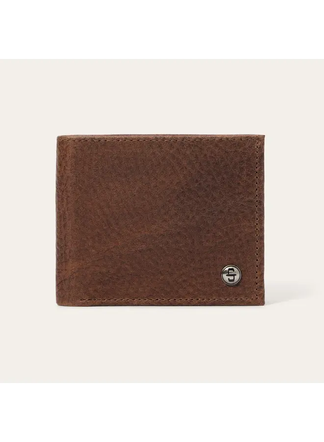 Hazelnut Bison Stetson Bi-fold Wallet