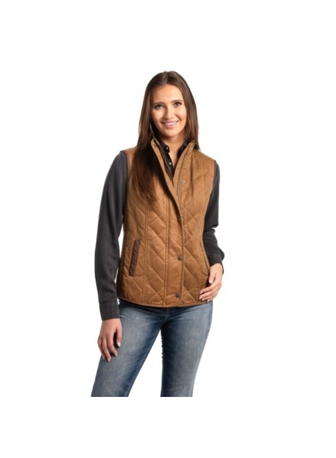 Ladies'  Vista Quilted Twill Vest