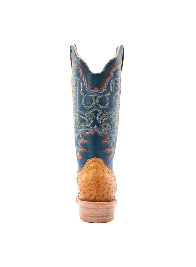 Men's Antique Saddle Bruciato Full Quill Ostrich
