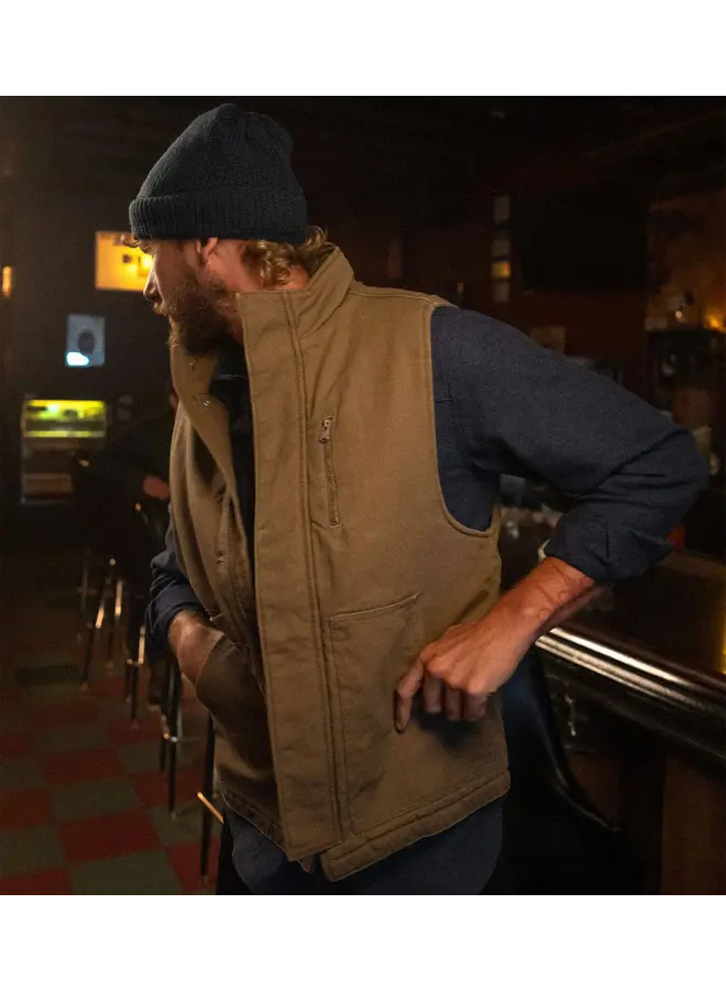 Thorogood Men's Heritage Stone Washed Canvas Vest Howell Western Wear