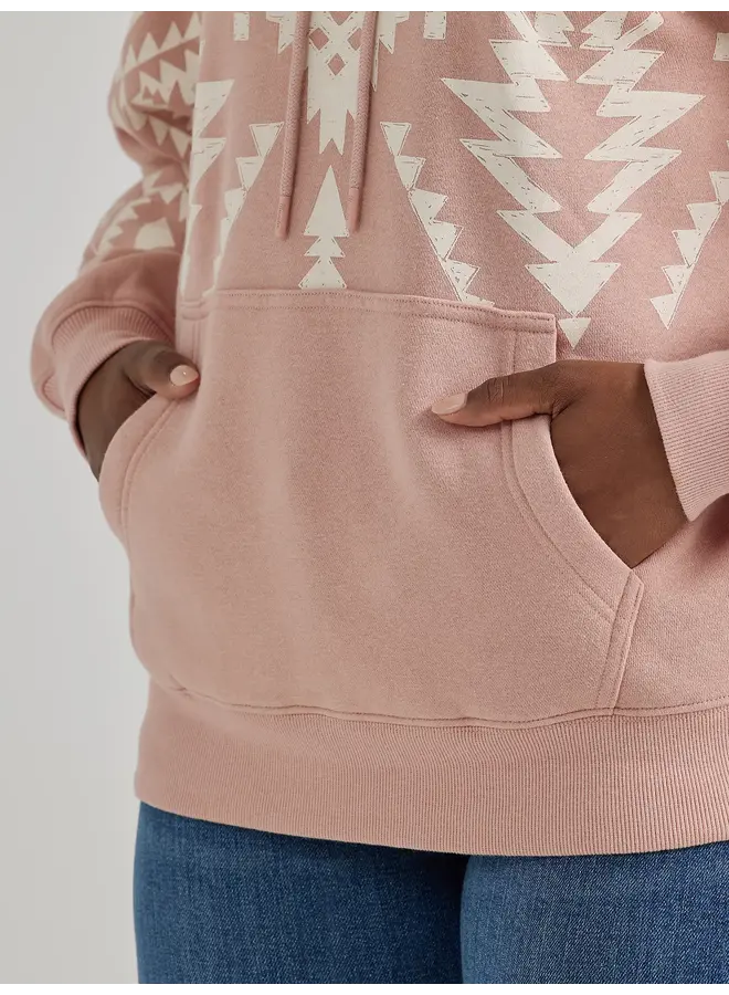 Ladies' Retro Punchy Hoodie Pink