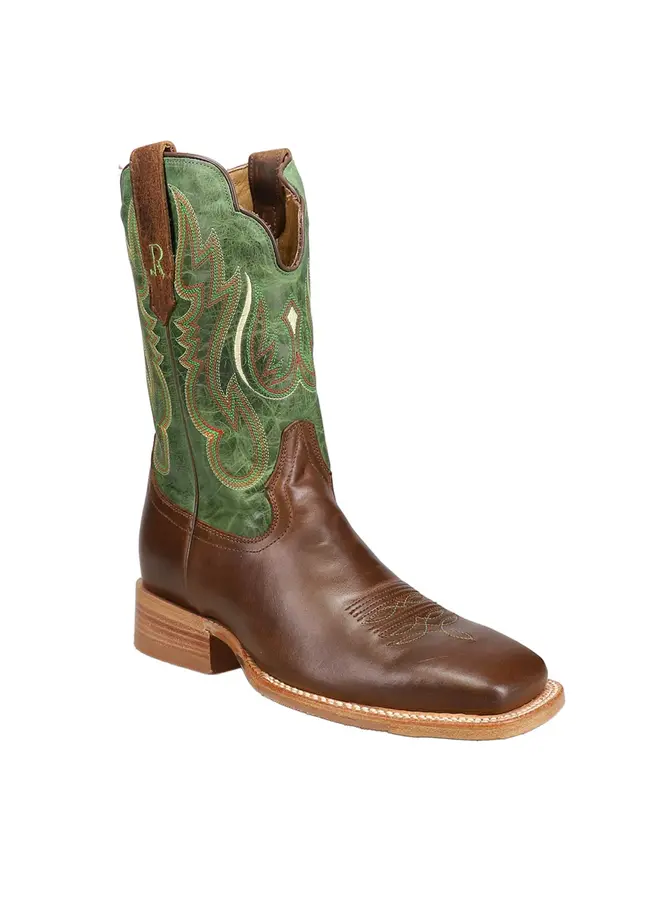 Men's Tobacco Cowhide Western Boots