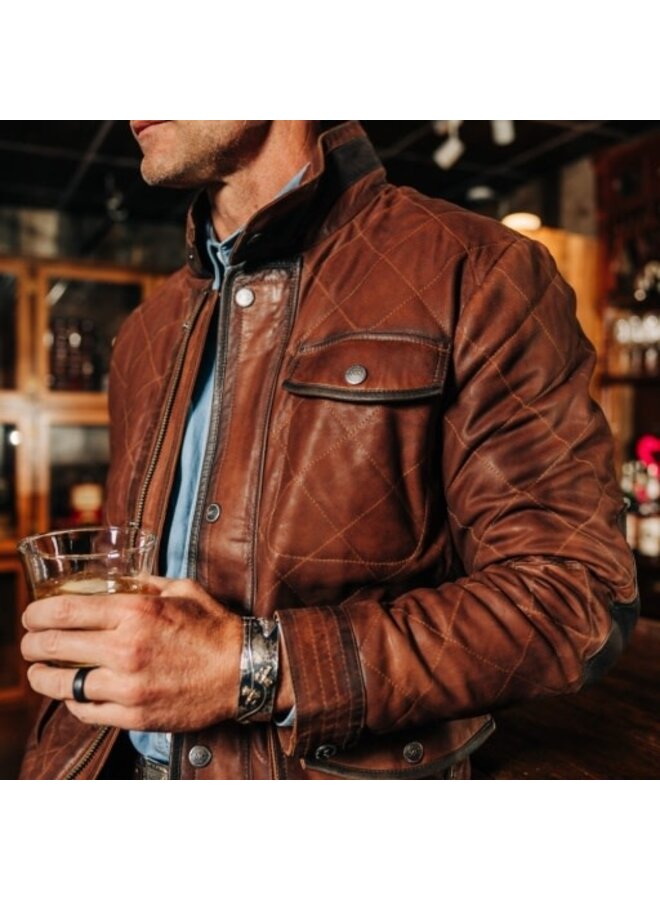 Men's Sedona Waxed Suede Leather Jacket