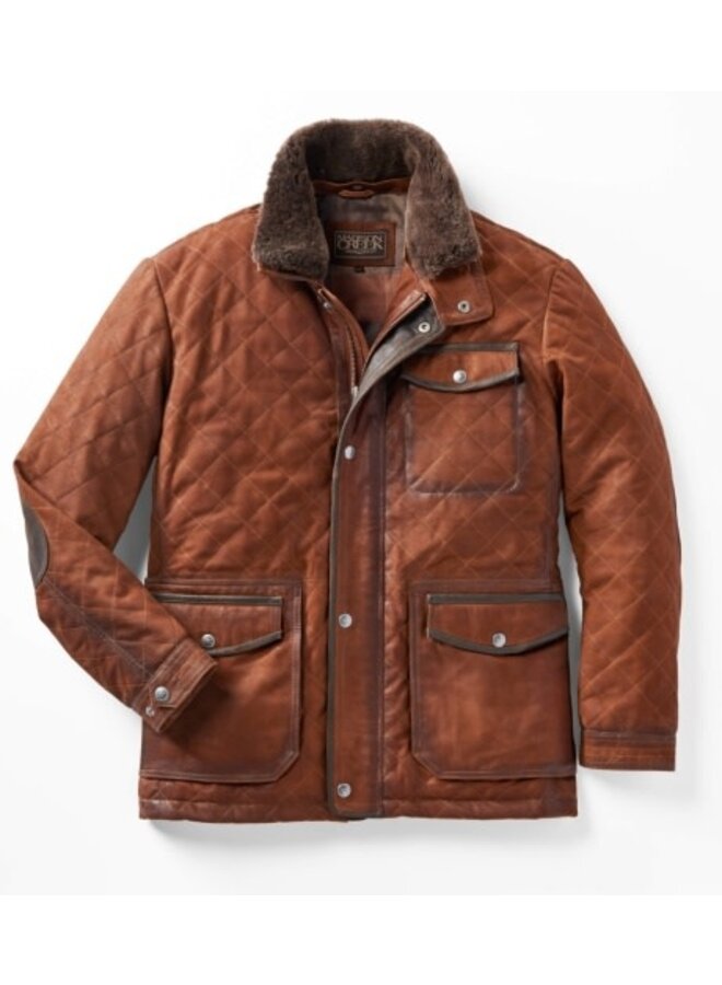 Men's Sedona Waxed Suede Leather Jacket
