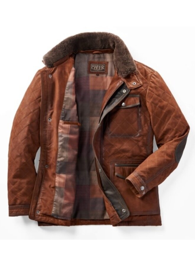 Men's Sedona Waxed Suede Leather Jacket