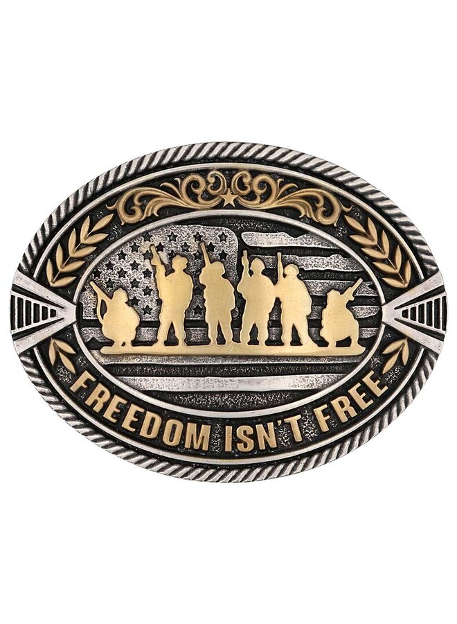 Freedom Isn't Free Attitude Buckle