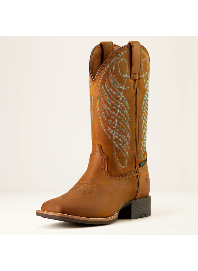 Round Up Wide Square Toe Waterproof Western Boot