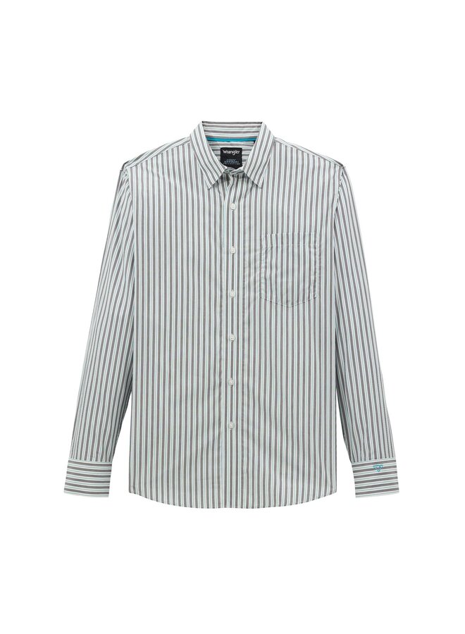 X Cody Johnson Men's Long Sleeve Classic Blue Shirt
