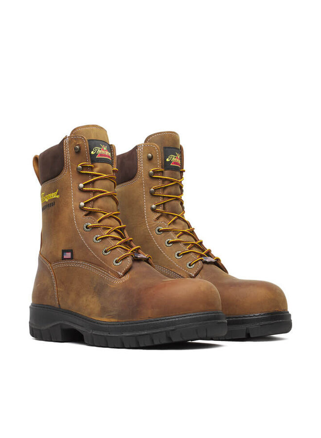 Genesis Series 8" Chestnut Waterproof Nano Toe