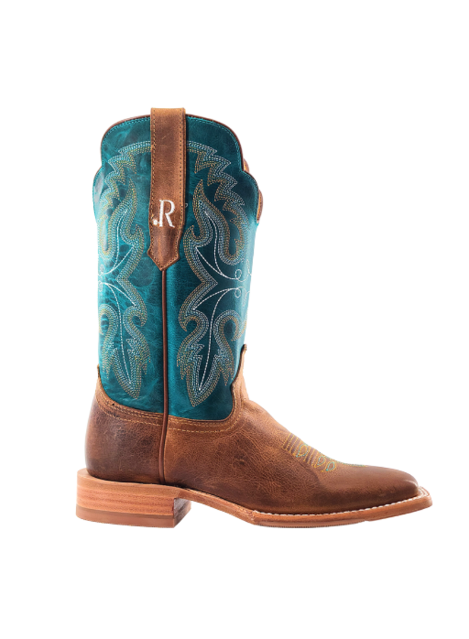 Ladies' Honey Cowhide Cowgirl Boots
