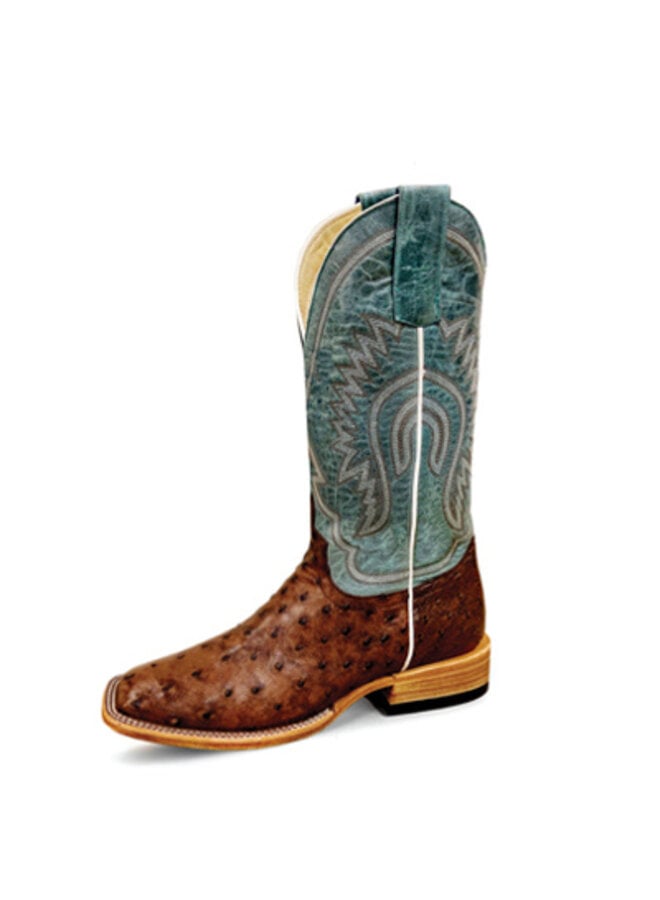 Top Hand Kango Tobac Full Quill Ostrich Boot