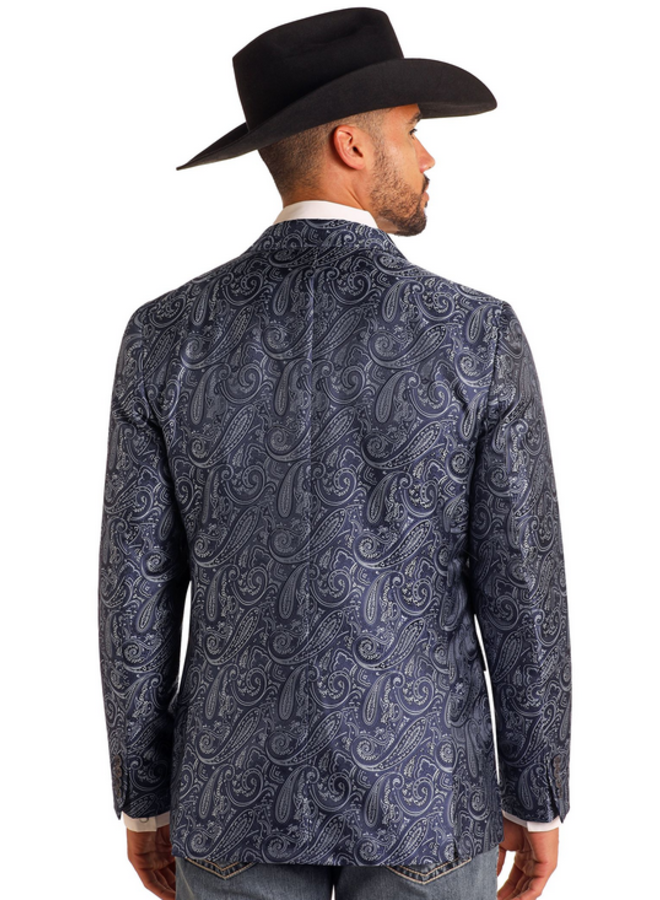 Men's Paisley Jacquard Sport Coat