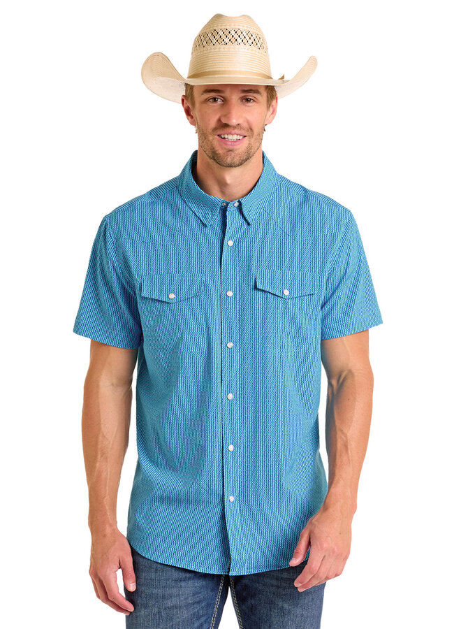 Men's 06653 Western Snap Short Sleeve Shirt