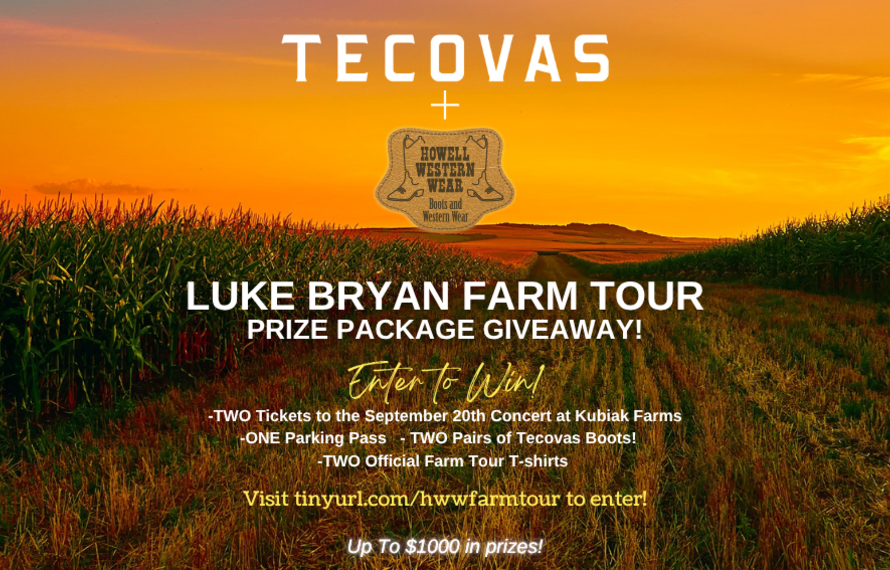 Luke Bryan Farm Tour Giveaway!